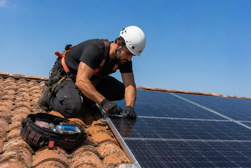 Maintenance et monitoring de panneaux solaires à Tilh